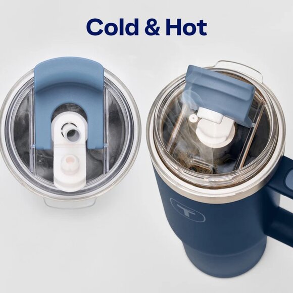 Tupperware big T Tumbler - Navy/Nocturnal Blue  (37 oz / 1.1 L) - Picture 3 of 7